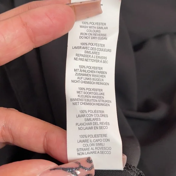 Black wrap dress Boohoo 12 black mini wrap dress - Picture 13 of 13